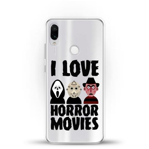 фото Силиконовый чехол фильмы ужасов на xiaomi redmi note 7 pro andy & paul