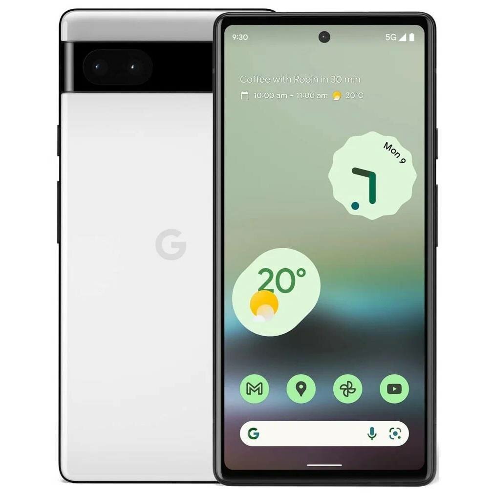 Смартфон Google Pixel 6A 6/128 Гб, US, белый