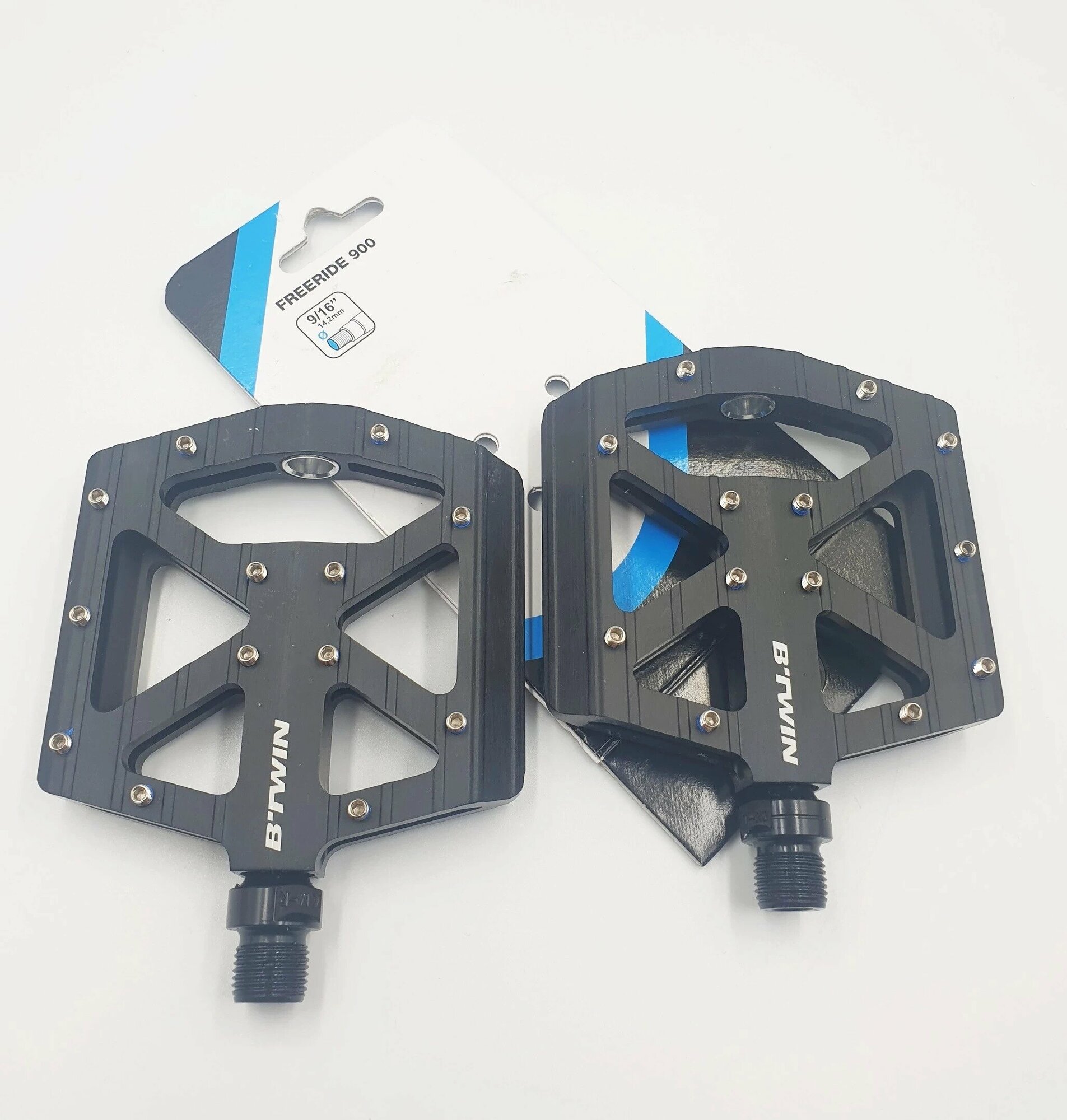 Педали Для Горного Велосипеда Free Ride Алюминиевые B'TWIN - фото №16