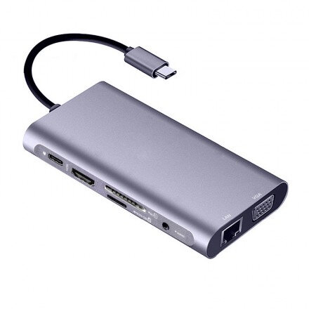 Док станция KS-IS USB Type C 10 в 1 KS-701