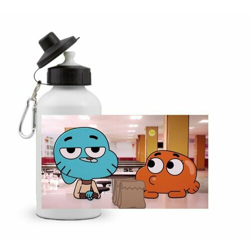 фото Спортивная бутылка удивительный мир гамбола, the amazing world of gumball №5 goodbrelok