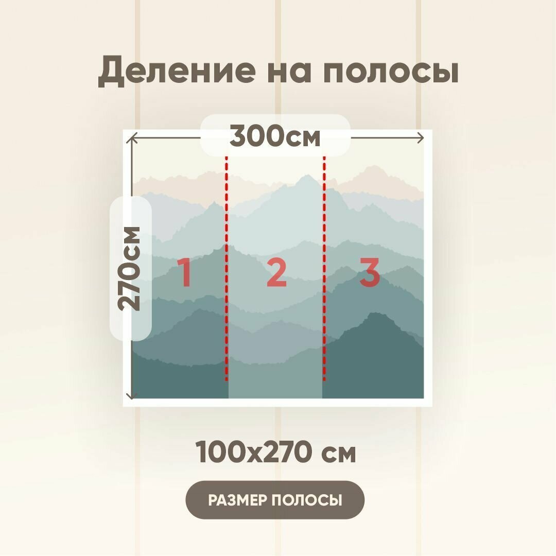 Горные долины изумрудные / Флизелиновые фотообои на стену для комнаты: гостиной спальни детской / 300*270 - фотография № 7