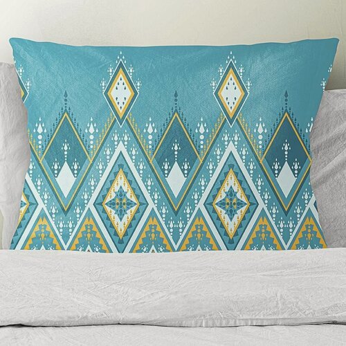 Изображение товара Подушка декоративная Марокканские узоры велюр Льдинки велюр 30х50