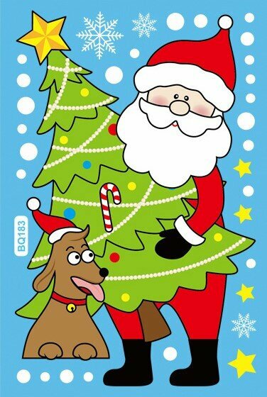 фото Наклейка на окно Новгодняя - Новгоднее чудо