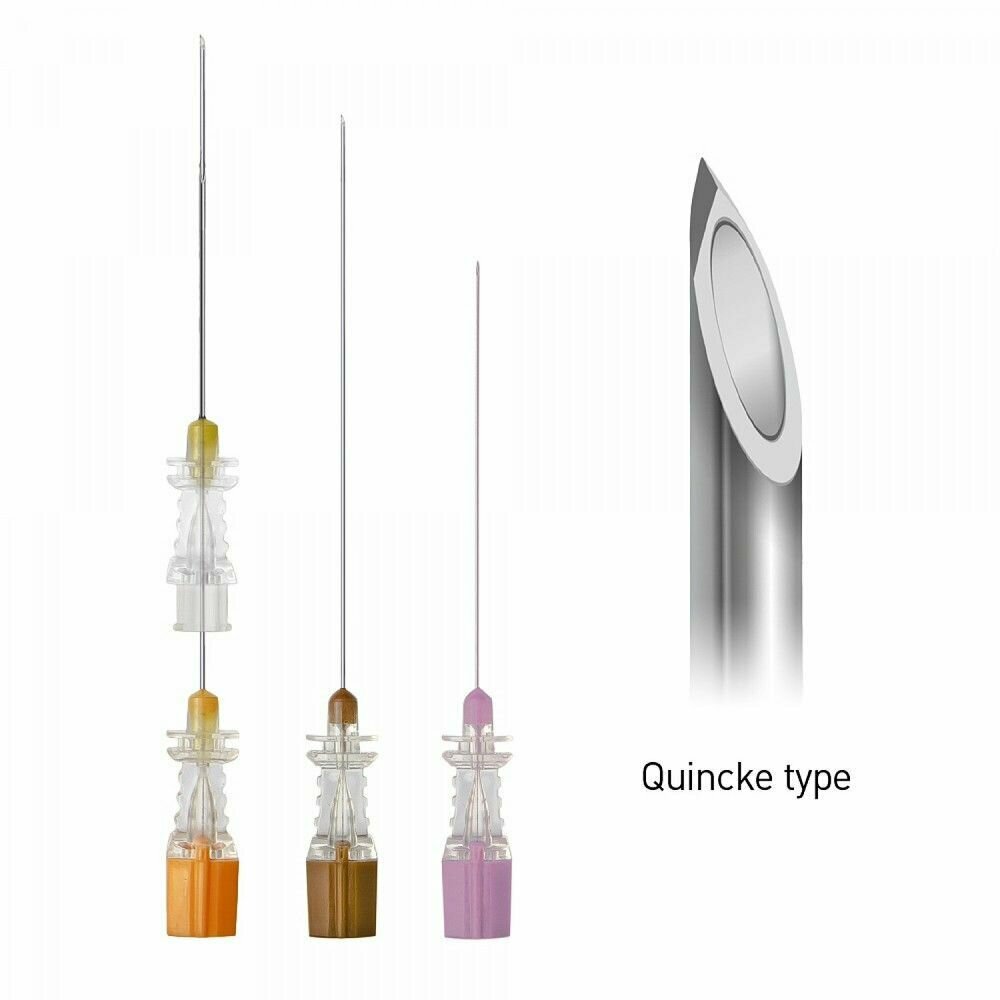 Игла для спинальной анестезии, Quincke (Квинке), 18Gх3 (1.25х90 мм), 1 шт.
