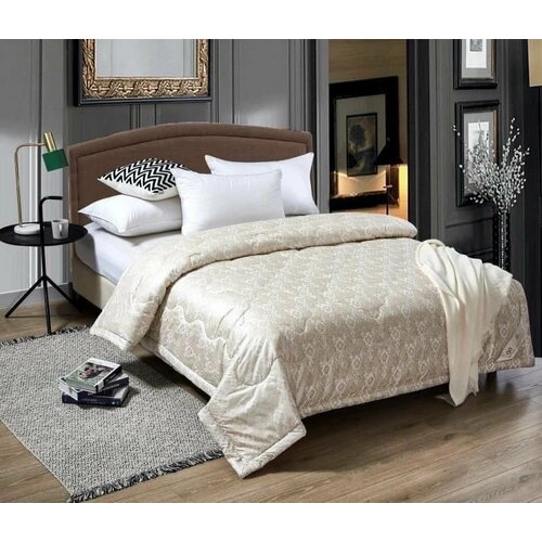 Евро одеяло Шелкопряд 200х220 (MEIZ01) бежевый, размер евростандарт