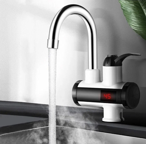 Проточный электрический кран водонагреватель Instant Electric Heating Water Faucet - фотография № 4