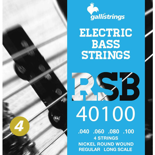 струны для бас гитары galli strings msb40105 Струны для бас-гитары Galli Strings RSB40100 40-100