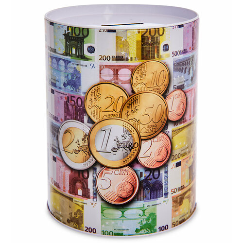 Металлическая копилка Евро 17см A2169253 1108₽