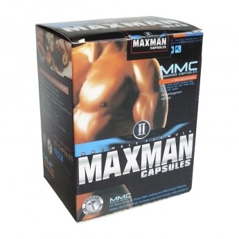 Изображение Maxman, 60 капсул, возбудитель для мужчин, для устойчивой эрекции