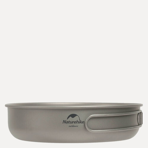 Изображение товара Сковорода Naturehike Tjp01 Outdoor Ti Frying Pan-9H 174 mm Titanium