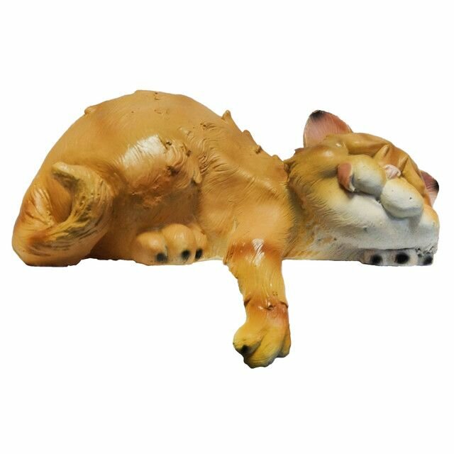 Фигура садовая рыжий кот 25см