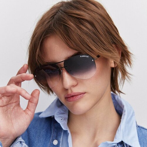 Солнцезащитные очки Alberto Casiano, черный