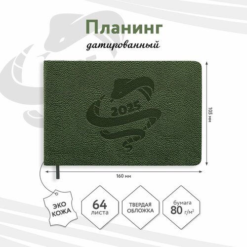 AlphaTesoro Ежедневник датированный 2025 планинг планер