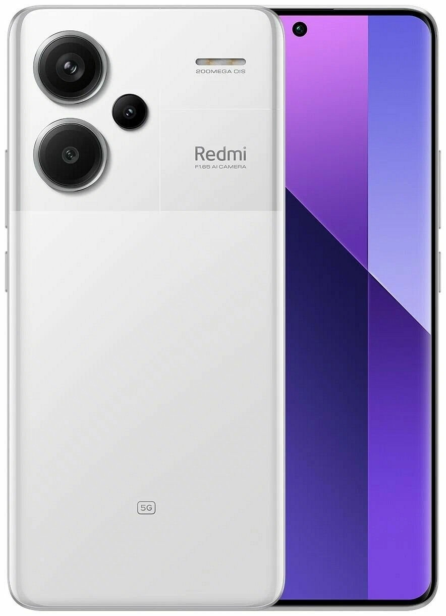 Смартфон Xiaomi Redmi Note 13 Pro Plus 5G 12/512 ГБ Global, 2 nano SIM, белый