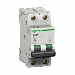 Автоматический выключатель C60N 2П 10A (C) Schneider Electric 24336