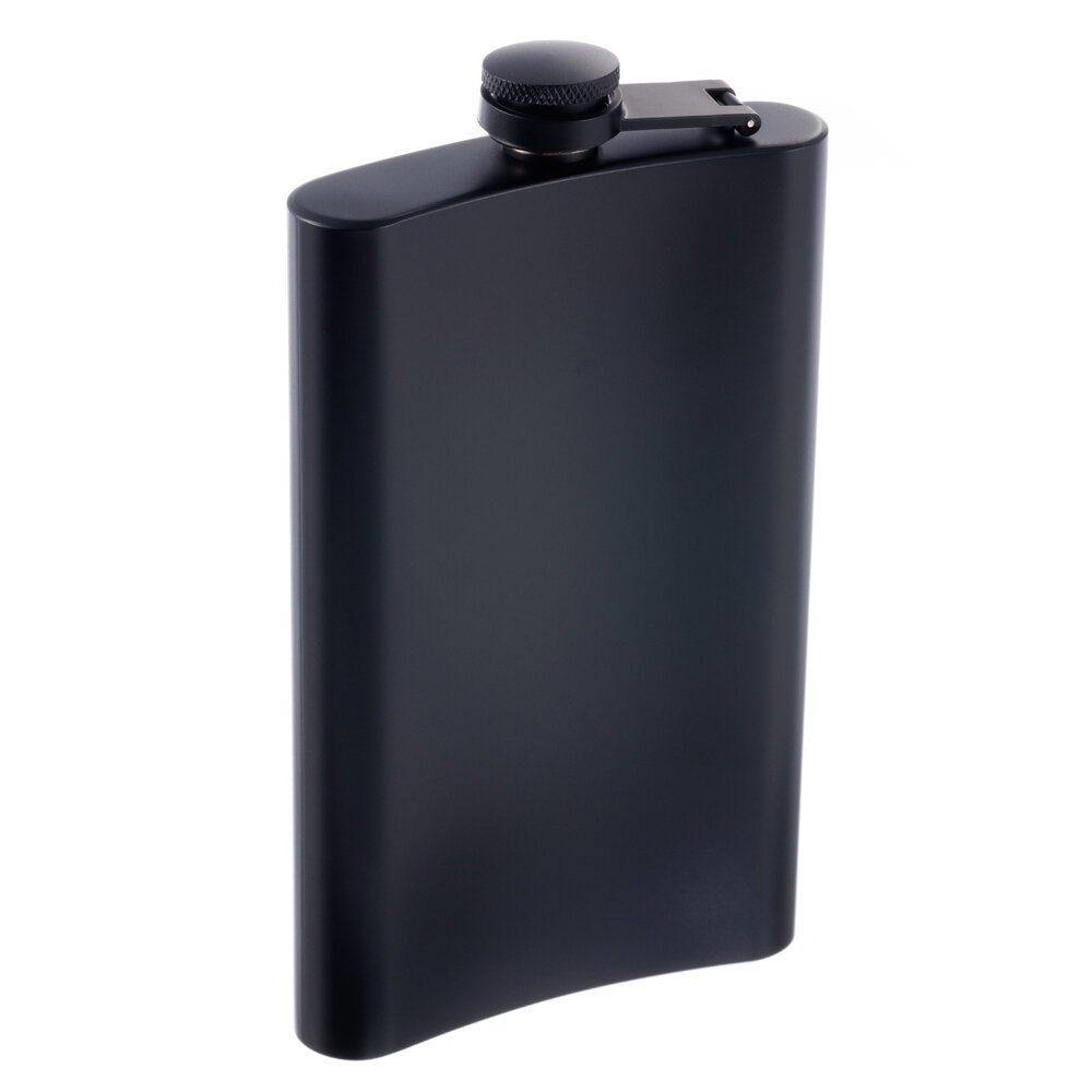 Фляга S.Quire 0,27 л, сталь, черная, шт — фото 1