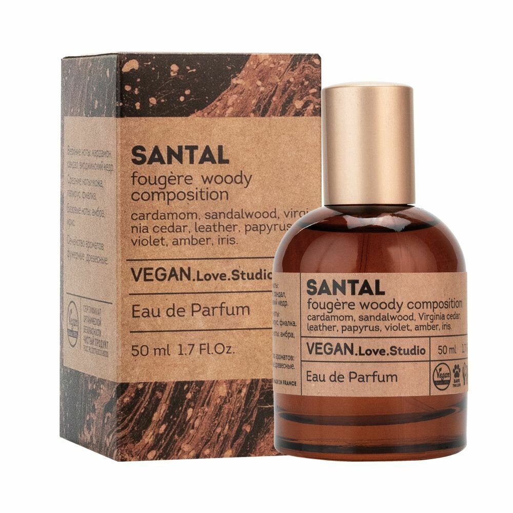 Delta parfum Туалетная вода женская Vegan Love Studio Santal, 50мл
