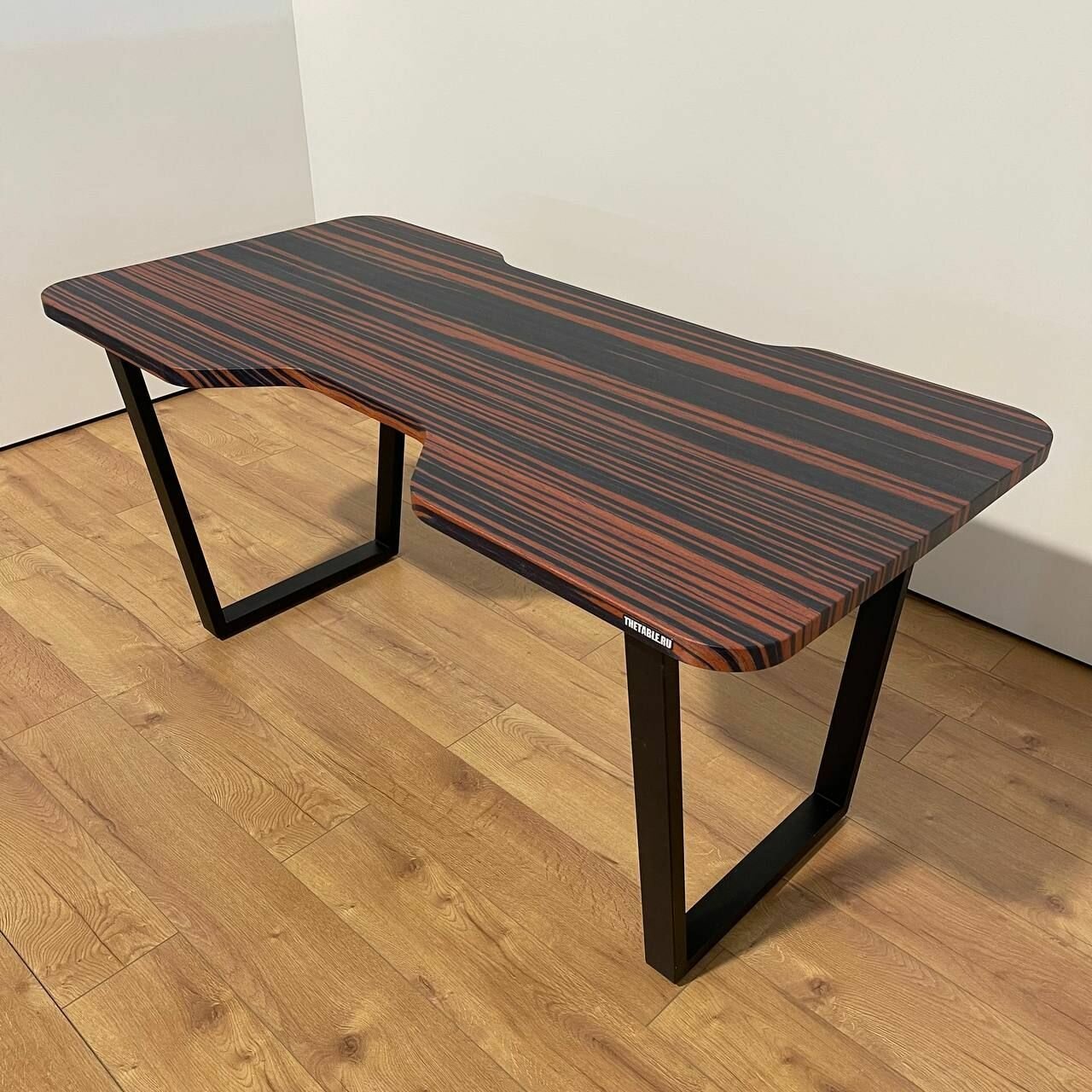 Стол письменный компьютерный с двумя вырезами THETABLE 160х80 см 1.17/2.1