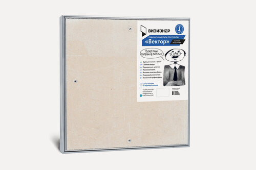 Изображение товара Люк под плитку Визионер Вектор 600х600 мм, алюминиевый, влагостойкий