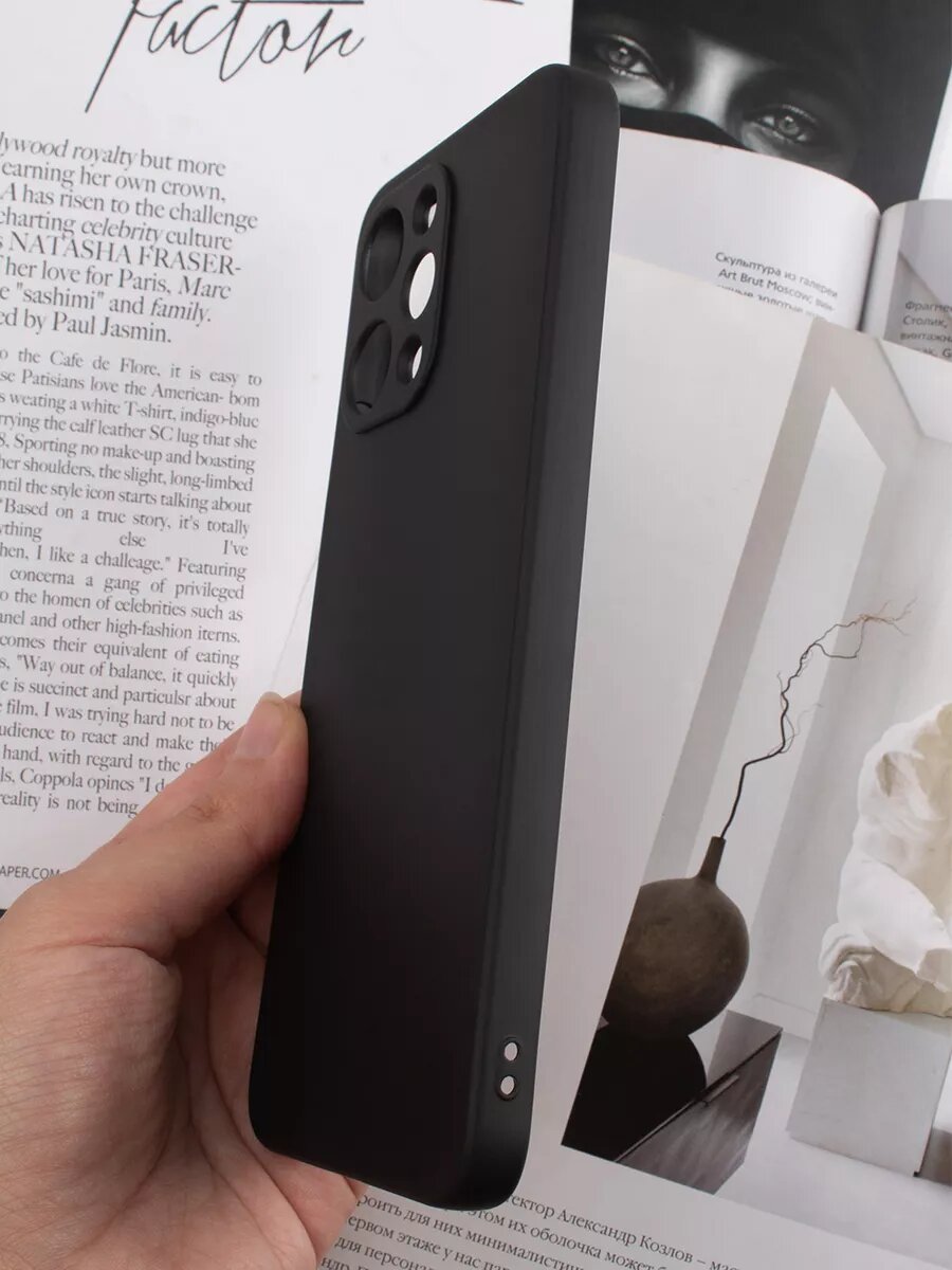 Чехол на Redmi 12 матовый силиконовый бампер — фото 1