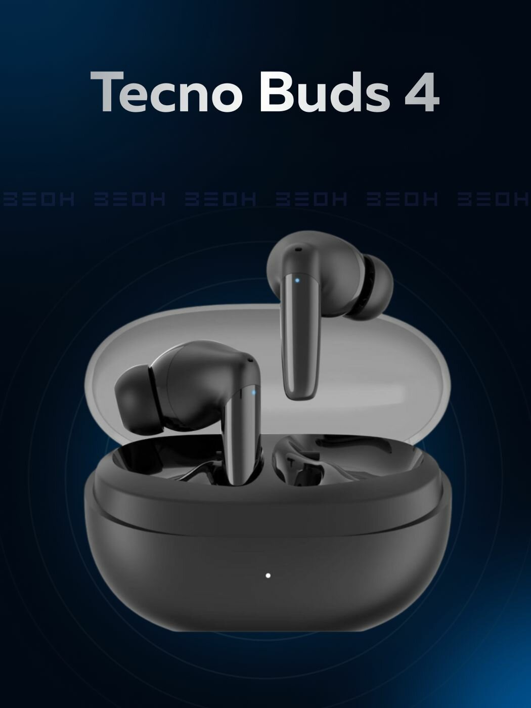 Беспроводная гарнитура Tecno Buds 4 BD04 черный
