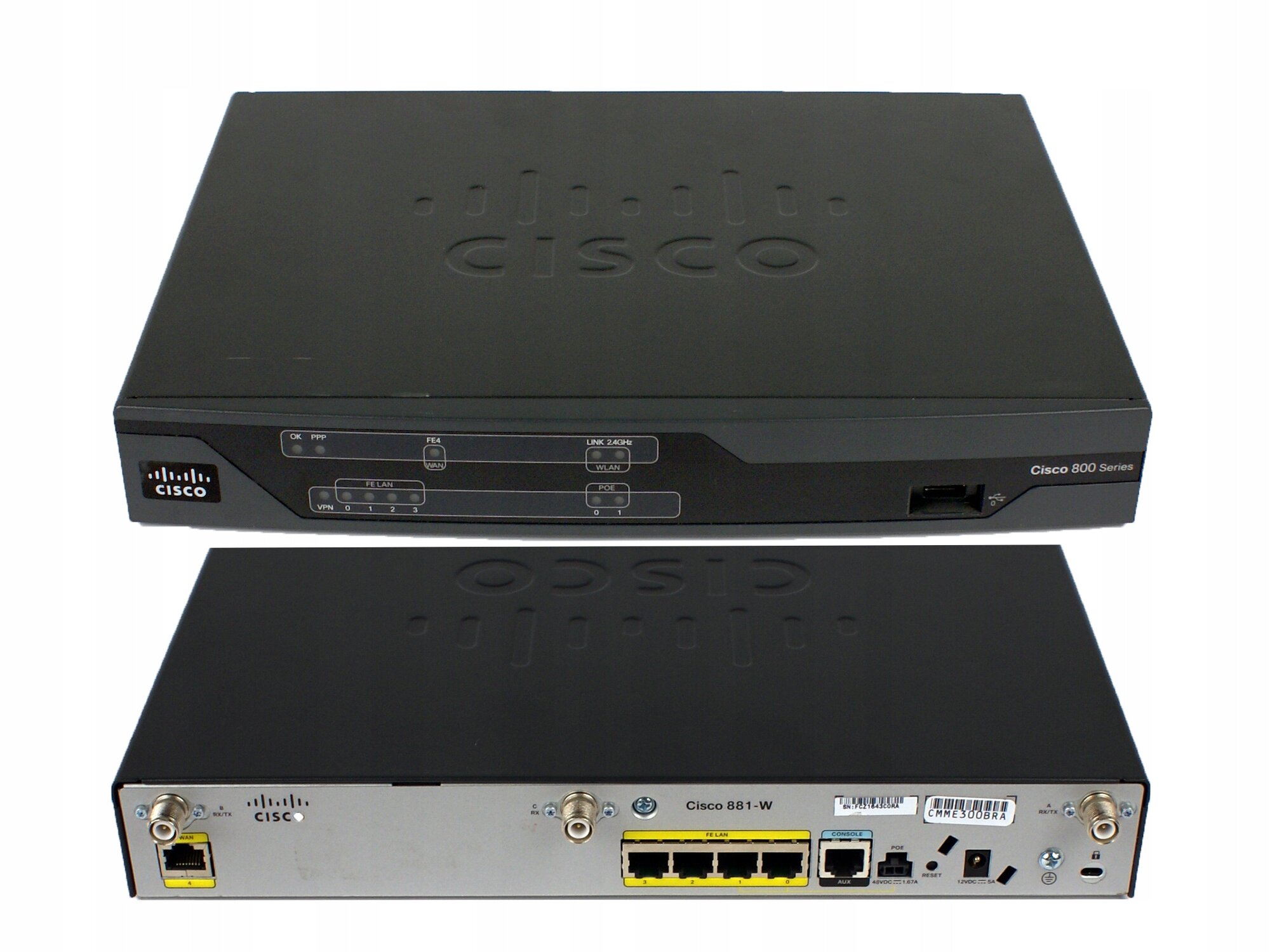 Маршрутизатор CISCO881G-K9 Cisco 881G Ethernet Sec Router w/ 3G B/U
