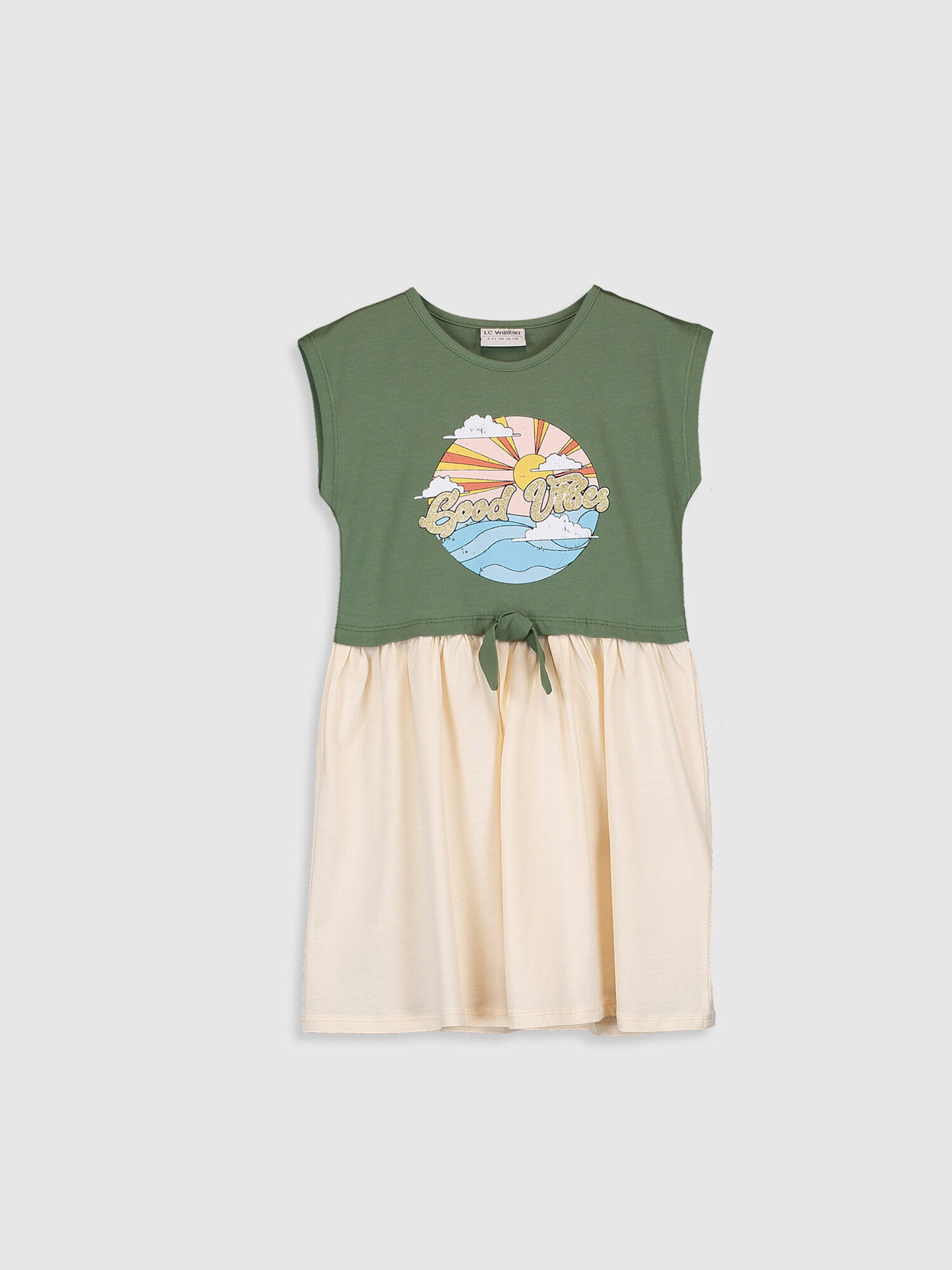 Платье LC Waikiki, размер 9-10 лет, green