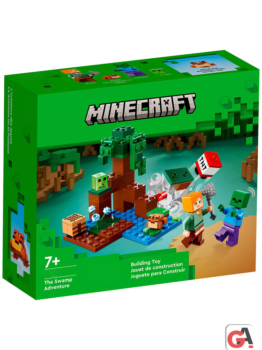 Конструктор Майнкрафт Болотное приключение