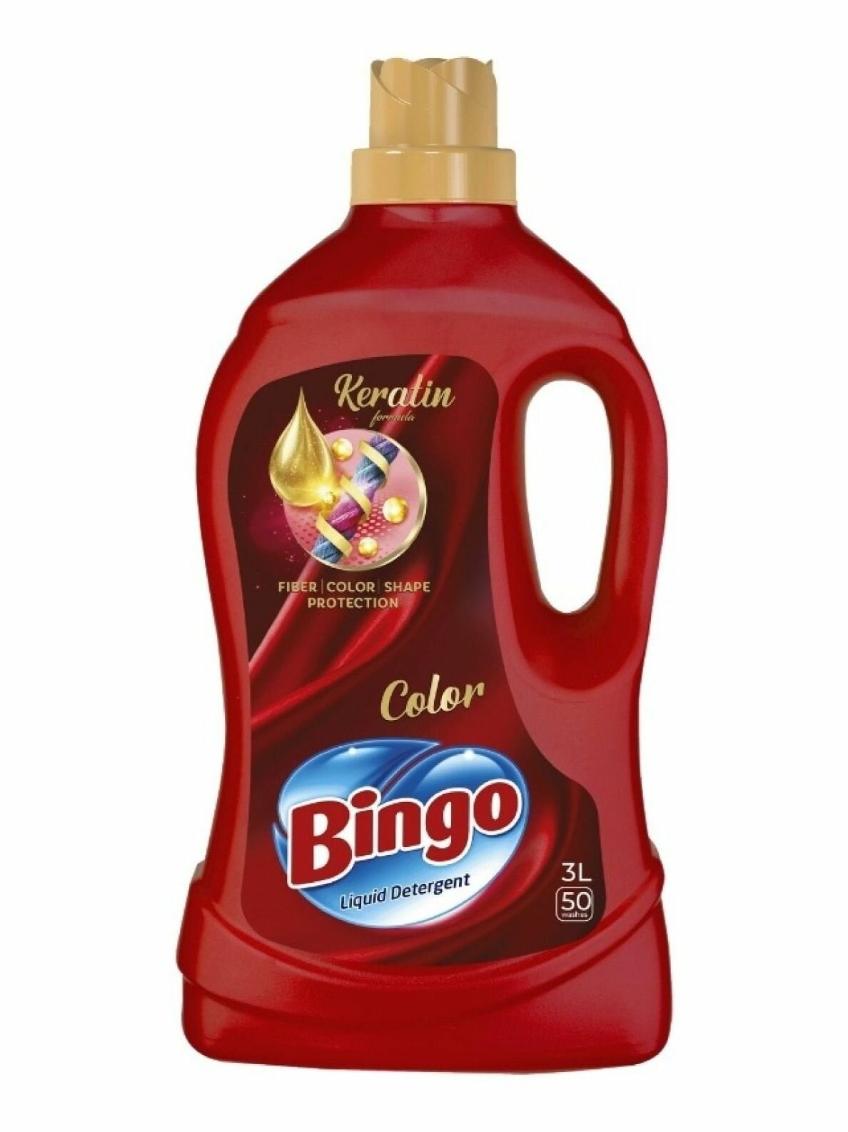Концентрированный гель для стирки белья Bingo Color 3 л.