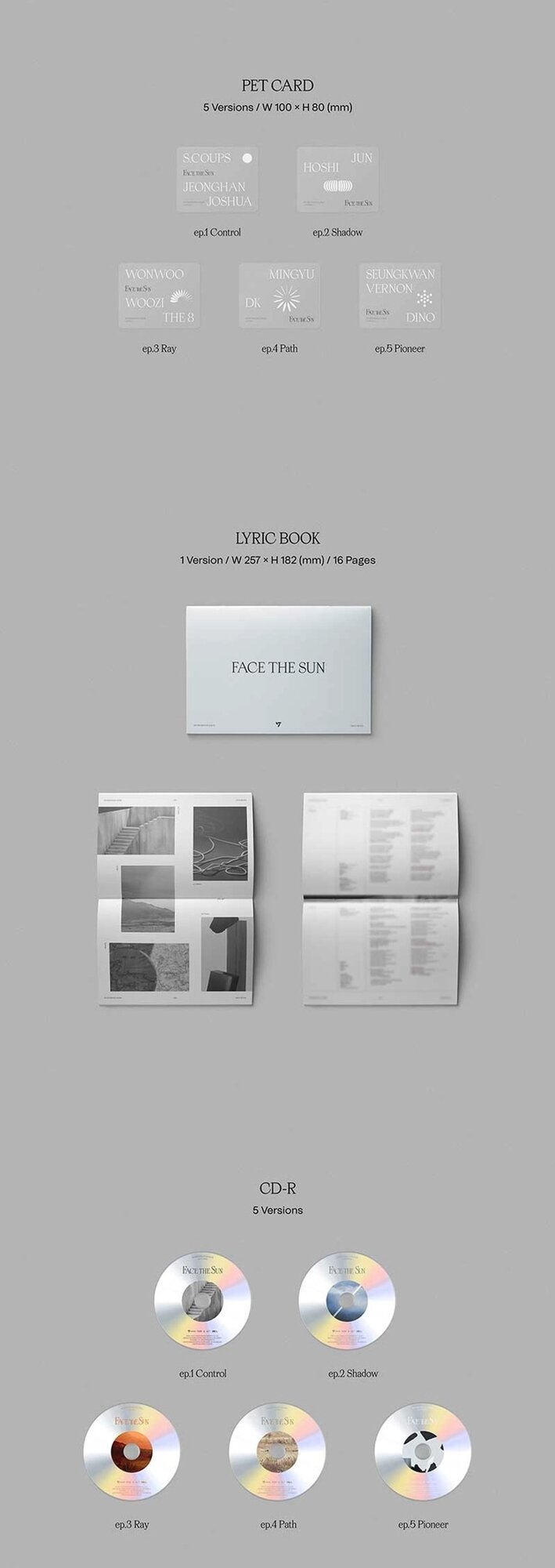 Альбом Seventeen - Face the Sun Kpop — фото 1