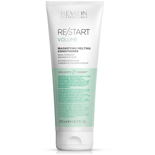 Revlon Professional Кондиционер ReStart Volume Magnifying Melting Conditioner, придающий волосам объем, 200 мл кондиционер придающий волосам объем restart volume magnifying melting conditioner кондиционер 200мл