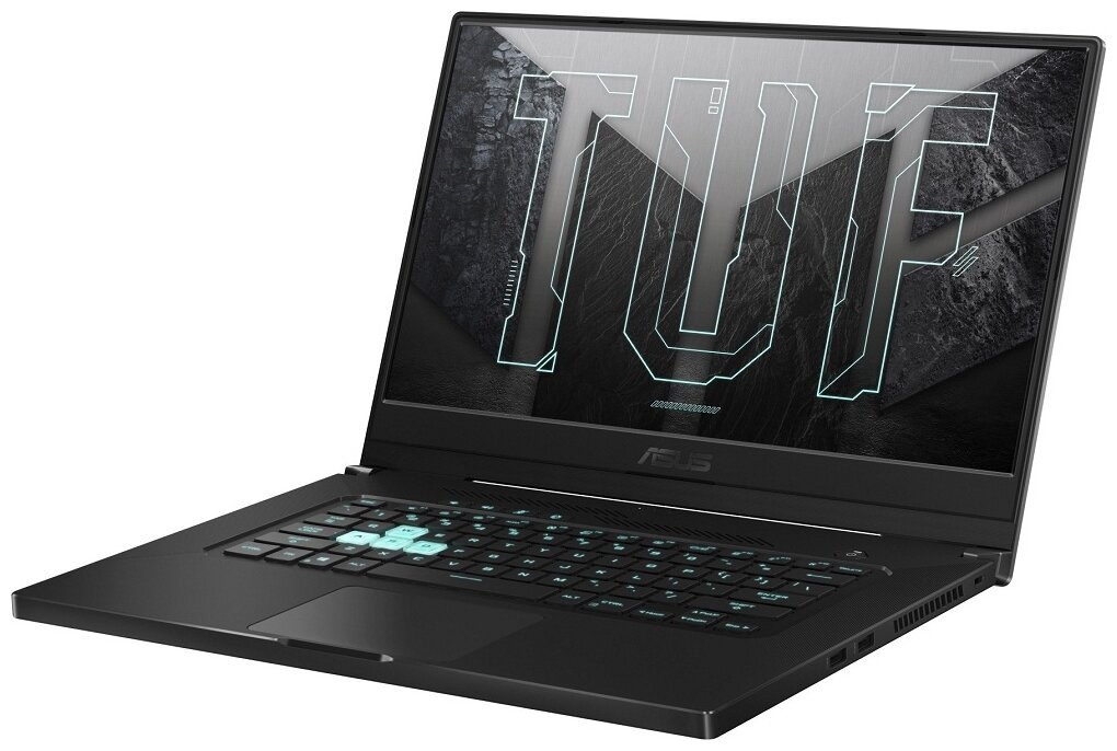 156 Ноутбук ASUS TUF Dash FX516PR-AZ026R 1920x1080 Intel Core i7 11370H 33 ГГц RAM 16 ГБ SSD 512 ГБ NVIDIA GeForce RTX 3070 Windows 10 Pro 90NR0651-M03490 Eclipse Gray