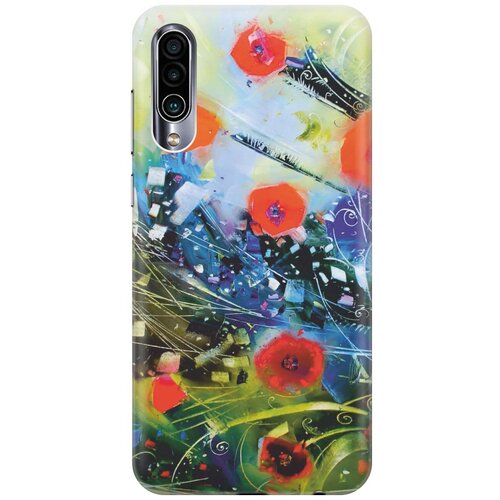 фото Re:pa накладка transparent для meizu 16xs с принтом "яркие цветы"