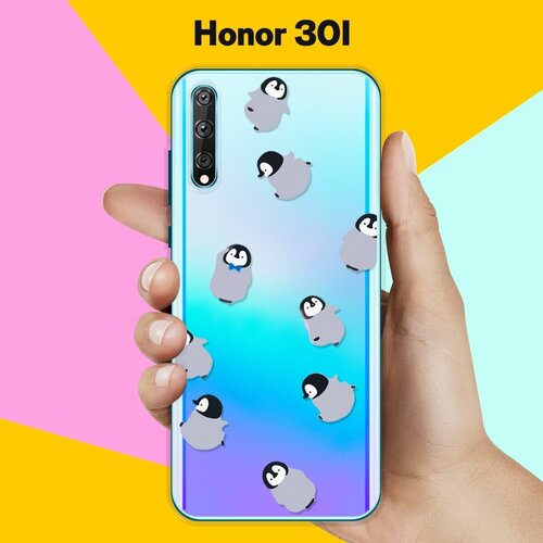 Силиконовый чехол Несколько пингвинов на Honor 30i силиконовый чехол несколько пингвинов на honor 9c