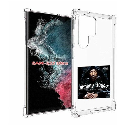 Чехол MyPads Snoop Dogg CALIFORNIA TIMES для Samsung Galaxy S23 Ultra задняя-панель-накладка-бампер чехол mypads snoop dogg neva left для samsung galaxy s23 ultra задняя панель накладка бампер