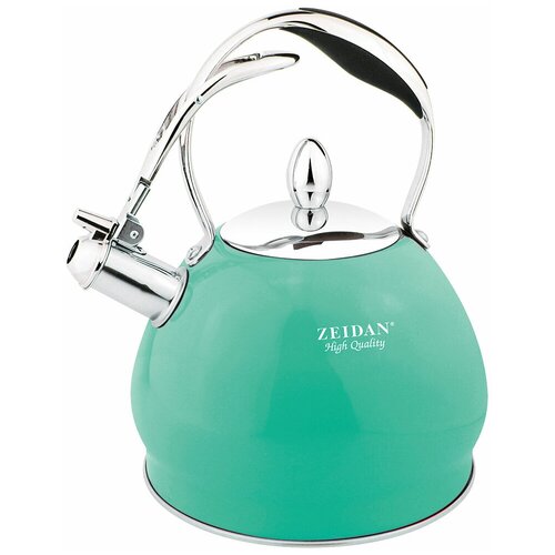 фото Чайник со свистком zeidan z-4266 мятный 3,0 л