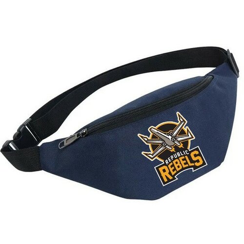 фото Сумка поясная noname, синий