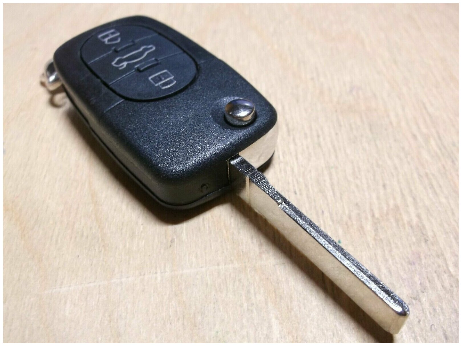 4D0 837 231 K Audi восстановленный оригинальный выкидной чип ключ 3 кнопки