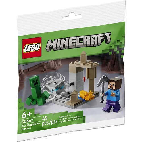 Конструктор Lego 30647 Капельная пещера (Minecraft The Dripstone Cavern), 45 дет. конструктор minecraft водная пещера 330 элементов