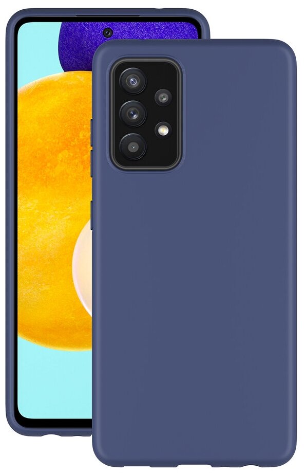 Накладка силикон Deppa Gel Color для Samsung Galaxy A52/A52S синий арт. 870076