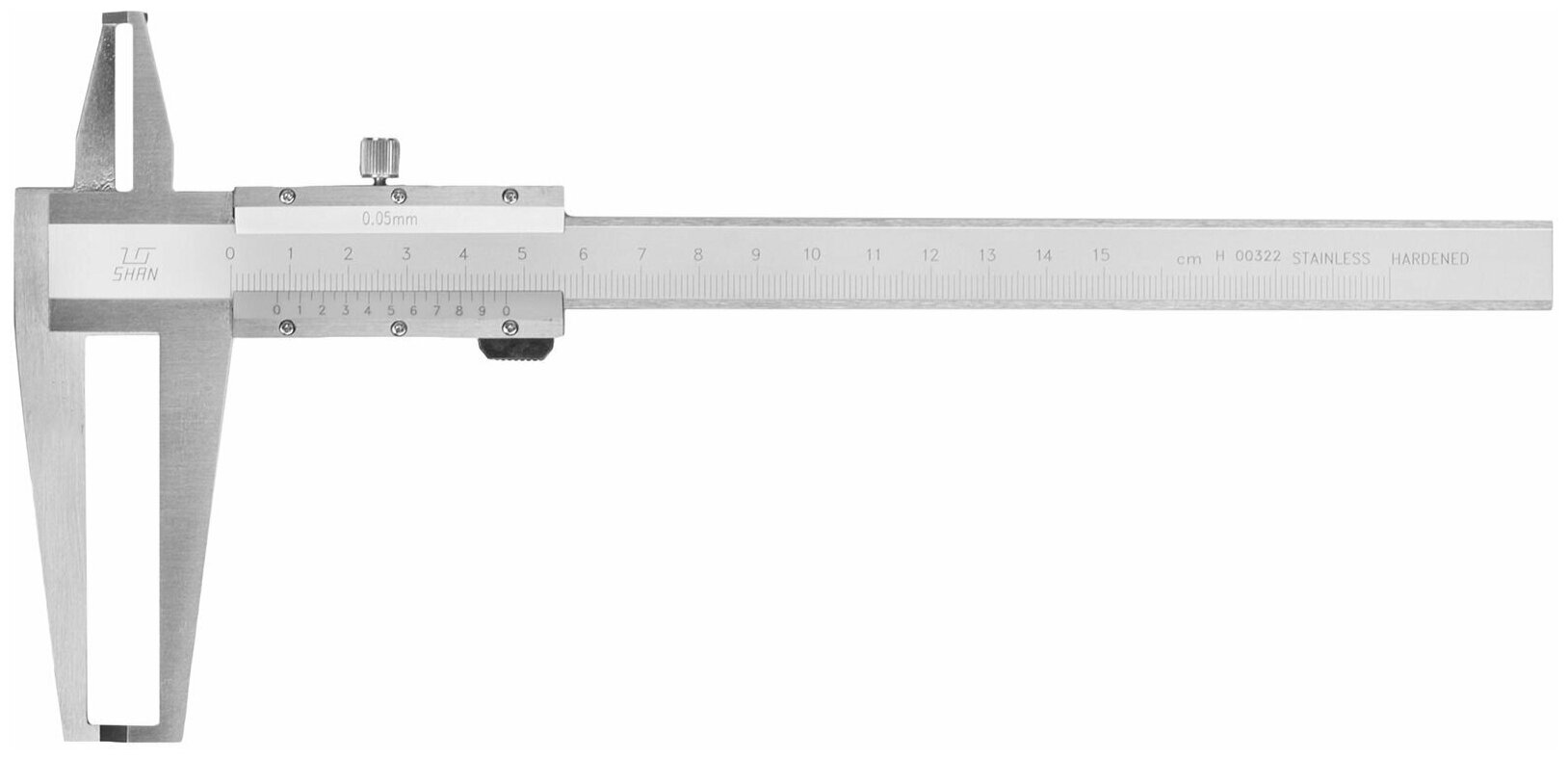 Штангенциркуль специальный ШЦСВК-9-150-005 (для изм внут. канавок и пазов двухсторонний) (грси №76551-19) SHAN