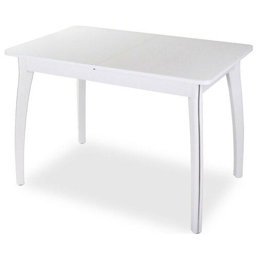 фото Стол кухонный домотека танго пр-1 07, раскладной, дхш: 120 х 80 см, длина в разложенном виде: 157 см, бл ст-бл белый 07 вп бл белый