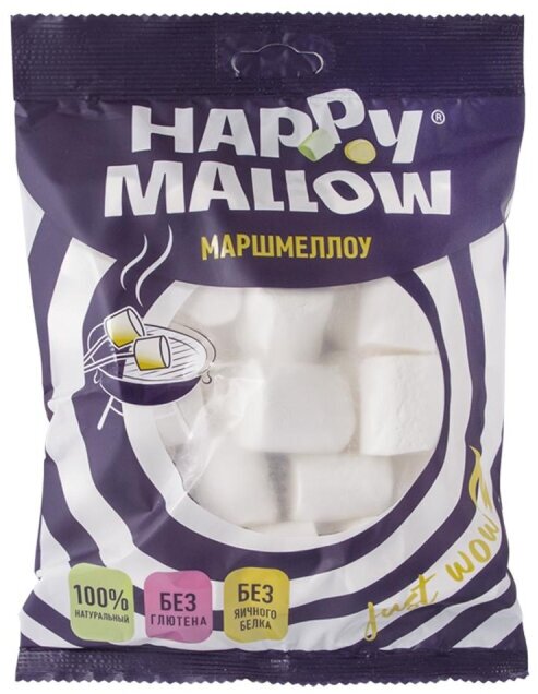 Зефир Happy Mallow воздушный для десертов, 135г - фотография № 2