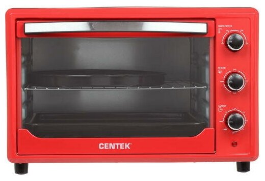 Мини печь Centek CT-1538-50 Red Promo - фотография № 2