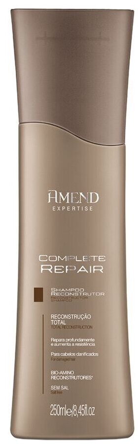 Amend шампунь Complete Repair Reconstructor Shampoo для поврежденных волос, 250 мл