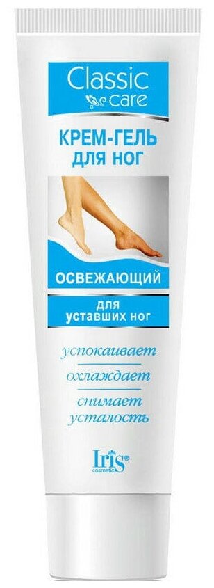 IRIS cosmetic Крем-гель для ног освежающий, 100 мл, 100 г