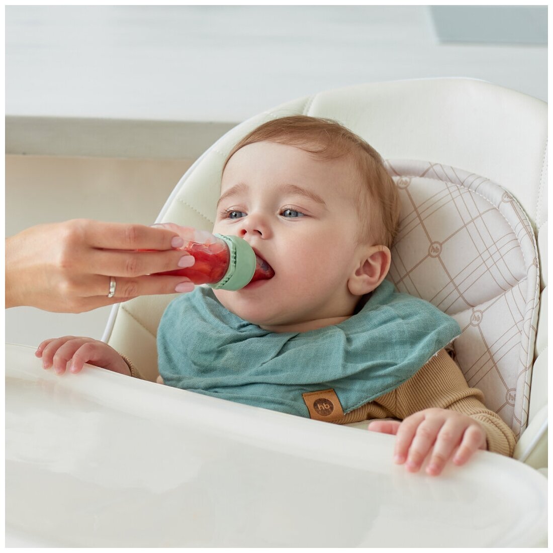 Ниблер-дозатор светло-зеленый Happy Baby/Хэппи Беби Zenith Infant Product - фото №10