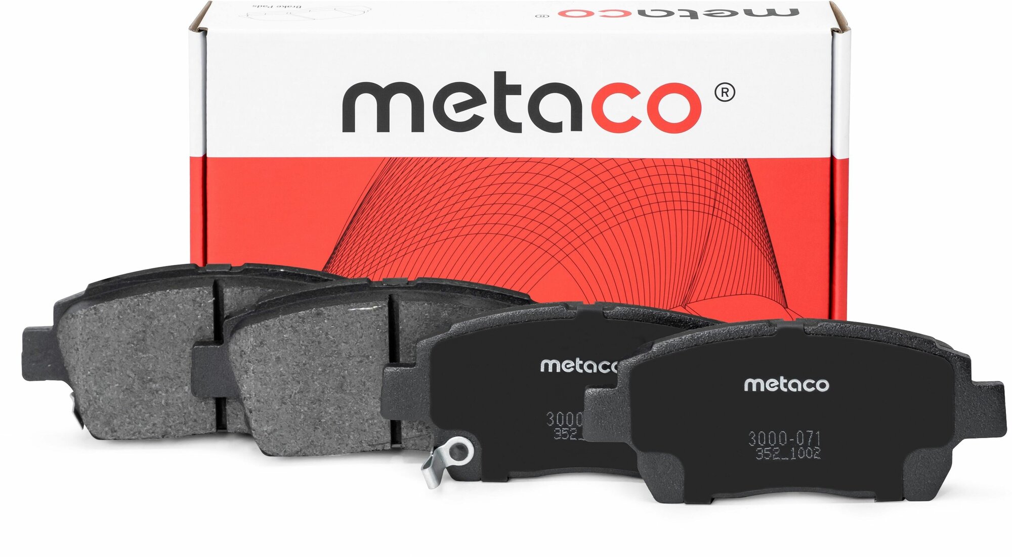 Колодки тормозные передние к-кт Metaco 3000-071