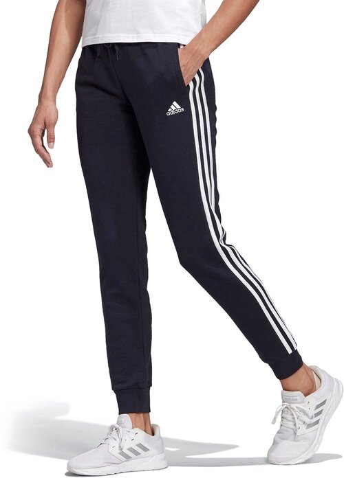 Брюки adidas Essentials 3-stripes, размер XXS INT, фиолетовый